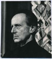 Ránki György (1907-1992) zeneszerző fotója, 14x12 cm