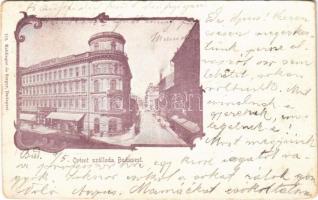 1904 Budapest VII. Hotel Orient szálloda. Koblinger és Sorger 116. Art Nouveau (kopott sarkak / worn corners)