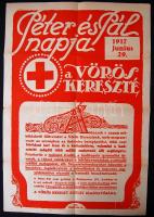 1917 Vöröskeresztes plakát / Red Cross poster 30x50cm