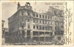 1903 Budapest VI. Párisi Nagy Áruház égése után (EK)
