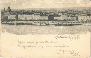 1898 Budapest V. Látkép, Bazilika (EB)