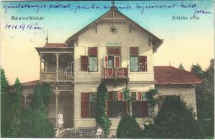 1916 Balatonföldvár, Jolánka villa