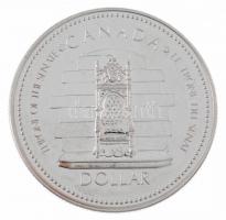 Kanada 1977. 1$ Ag "Ezüstjubileum / II. Erzsébet" eredeti tokban T:1 ujjlenyomat 
Canada ...