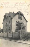 1911 Budapest II. Rózsadomb, Stephany villa. Eszter utca 13.