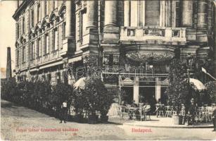 Budapest I. Tabán, Döbrentei tér, Pulyai Gábor Erzsébethíd kávéháza (fl)