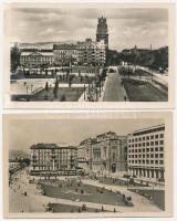Budapest, Teleki és Molotov tér - 2 db modern (Képzőművészeti Alap) képeslap