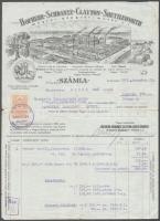 1939 Bp., Hofherr-Schrantz-Clayton-Shuttleworth magyar gépgyári művek Rt. fejléces számlája
