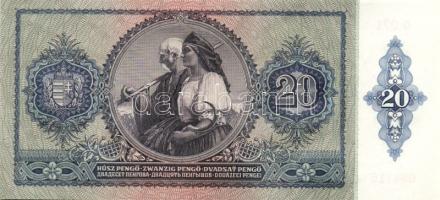 1941. 20P(2x) egymásutáni sorszámokkal T:I