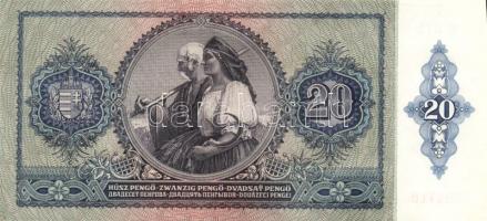 1941. 20P(2x) egymásutáni sorszámokkal T:I