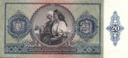 1941. 20P(2x) egymásutáni sorszámokkal T:I