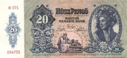 1941. 20P(2x) egymásutáni sorszámokkal T:I