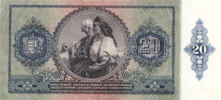 1941. 20P(2x) egymásutáni sorszámokkal T:I