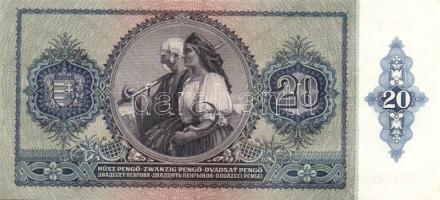 1941. 20P(2x) egymásutáni sorszámokkal T:I