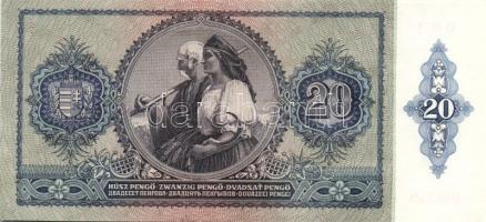 1941. 20P(2x) egymásutáni sorszámokkal T:I