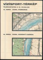 1936 A M. Kir. Állami Térképészeti Intézet dekoratív, színes, sok képpel illusztrált kiadványa, jó á...