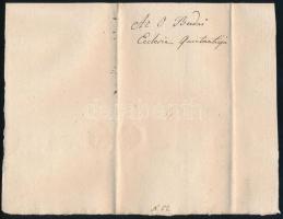 1789 Igazolás 200 forint adomány átvételéről, melyet gróf Wartensleben Károly generális adott az (ó)...