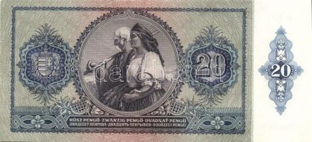 1941. 20P(2x) egymásutáni sorszámokkal T:I