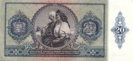 1941. 20P(2x) egymásutáni sorszámokkal T:I