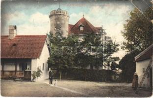 1914 Balatonkenese, Jánossy nyaraló, villa. Rosenthal Dávid kiadása (ázott / wet damage)