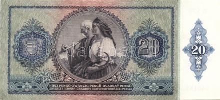 1941. 20P(2x) egymásutáni sorszámokkal T:I