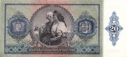 1941. 20P(2x) egymásutáni sorszámokkal T:I