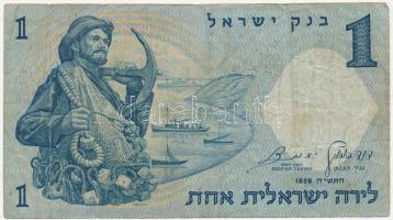 Izrael 1958. 1L T:III Israel 1958. 1 Lira C:F Krause P#30.a