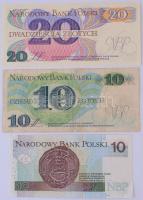 Lengyelország 1982. 10Zl + 1982. 20Zl + 2016. 10Zl T:I-III
Poland 1982. 10 Zlotych + 1982. 20 Zloty...