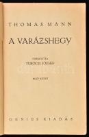 Thomas Mann: A varázshegy I-IV. köt. Ford.: Turóczi József. Bp., én., Genius. Kiadói illusztrált pap...