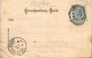 1900 Wien, Vienna, Bécs; Josefa Urschitz's Restauration, Stammtisch, Speise-Zimmer, Altdeutsche...