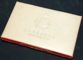 1938 Felvidék szivarkásdoboz a Kassára bevonuló Horthy képével / Cigar box with picture of Horthy