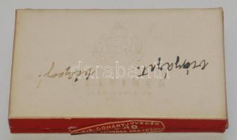 1938 Felvidék szivarkásdoboz a Kassára bevonuló Horthy képével / Cigar box with picture of Horthy