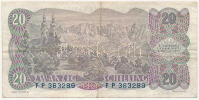 Ausztria 1956. 20Sch T:III 
Austria 1956. 20 Shilling C:F 
Krause 136