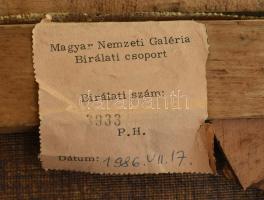 Ilosvai Varga István (1895-1978): Vihar készülőben, 1930. Olaj, vászon. Jelezve jobbra lent. Hátolda...