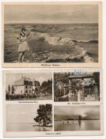 Balaton - 13 db régi képeslap / 13 pre-1945 postcards