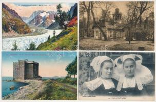 17 db RÉGI francia város képeslap vegyes minőségben / 17 pre-1945 French town-view postcards