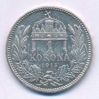 1915KB 1K Ag "Ferenc József" T:1- Adamo #K5.1