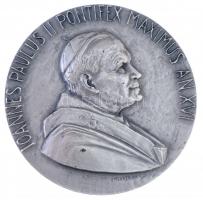 Vatikán 1994. II. János Pál pápa / Család éve jelzett Ag emlékérem, peremen számozott 0009/8800, tanúsítvánnyal, eredeti tokban (40,16g/0.986) T:1 Vatican 1994. Pope John Paul II / Year of the Family hallmarked Ag commemorative medallion, numbered on the edge 0009/8800, with certificate, in original case (40,16g/0.986) C:UNC
