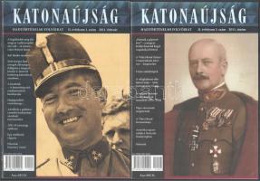 Katonaújság, hadtörténelmi folyóirat 3 db lapszáma (2011 február ésjúnius, 2013 április) + Legendás ...
