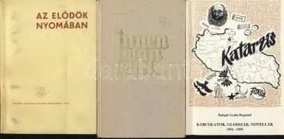 3 db dedikált könyv: Innen talán lehet, Balogh Gyula Bogumil: Katarzis, Az elődök nyomában Zrinyi kiadó