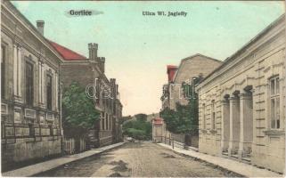 1915 Gorlice, Ulica Wl. Jagielly / street view (EK) + K.U.K. HAUPTFELDPOSTAMT