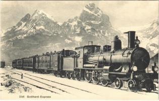 Gotthard Railway, Gotthard-Express, locomotive, train
