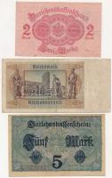 Német Birodalom 1910-1942. 6xklf bankjegytétel T:III
German Empire 1910-1942. 6xdiff banknote lot C...