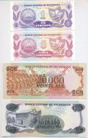 Nicaragua 1991. 1c + 1991. 5c + 1987. 20C "20000C" felülbélyegzéssel + 1987. 1000C "5...