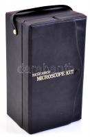 Y.K.S. retró mikroszkóp készlet gyerekeknek, eredeti dobozában, tartozékaival, újszerű állapotban, n...