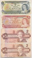 Kanada 1973. 1$ + 1974. 2$ + 1986. 2$ (2x) T:III Canada 1973. 1 Dollar + 1974. 2 Dollars + 1986. 2 Dollars (2x) C:F