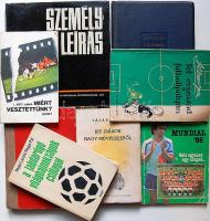 8 darabos érdekes kis vegyes könyvtétel főleg labdarúgásról