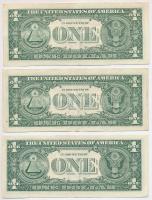 Amerikai Egyesült Államok 2009-2017. 1$ (4xklf) +1995. 5$ T:III
USA 2009-2017. 1 Dollar (4xklf) + 1...