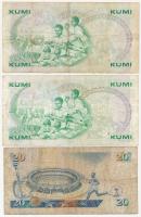 Kenya 1984. 10Sh + 1985. 10Sh + 1995. 20Sh T:III
Kenya 1984. 10 Shilling + 1985. 10 Shilling + 1995...