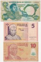 Nigéria 2003. 20N + 2006. 5N + 2007. 20N + 2009. 10N + 50N T:III,III- Nigeria 2003. 20 Naira + 2006. 5 Naira + 2007. 20 Naira + 2009. 10 Naira + 50 Naira C:F,VG