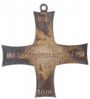 2004. "Szabadságharcos Lovagrend 1945-1956" zománcozott fém kitüntetés "002" sor...